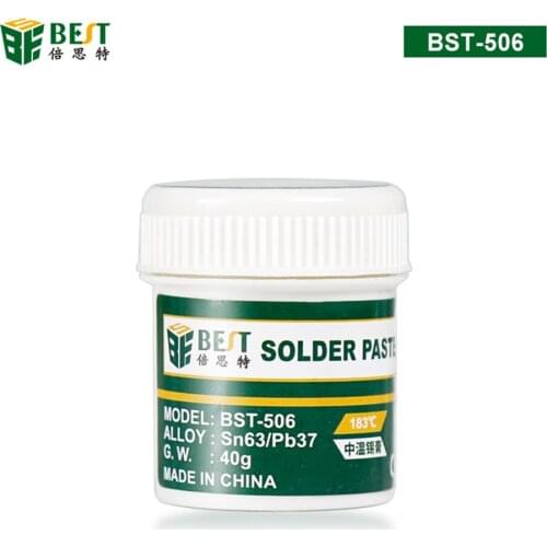 Medium Temperature Solder Paste for Phone NAND Flash CPU Wifi Chip IC Planted Tin BGA Repair Sn63/Pb37 Tin Paste