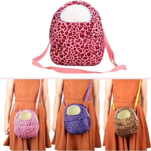 For Hamster Mouse Squirrel Small Animals Carrier Warm Portable Pet Carrier Bag Short Plush