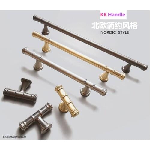 Gold Furniture Handle Cabinet Knob and Handle Drawer Knobs Cupboard Pulls Kitchen Handle Pull Handle for Furniture
