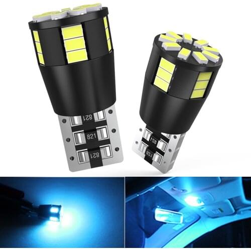 2Pcs T10 Led Car Interior Bulb Canbus For VW Golf Polo Passat Scirocco Tiguan for Skoda Octavia Seat 5w5 2821 2825 Opel Insignia