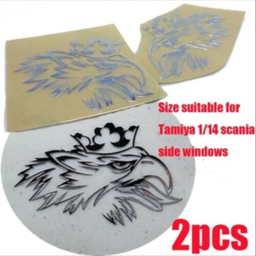 Tamiya 1/14 rc truck accessories scania actros r620 56323 r470 r730 griffin metal sticker