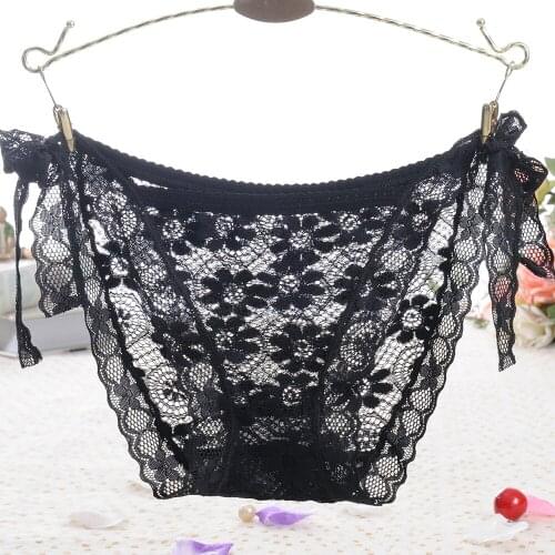 L'bellagiovanna bandage women sexy panties seethrough lace Briefs Female candy colors intimates Charmming Underwear bragas 8189n