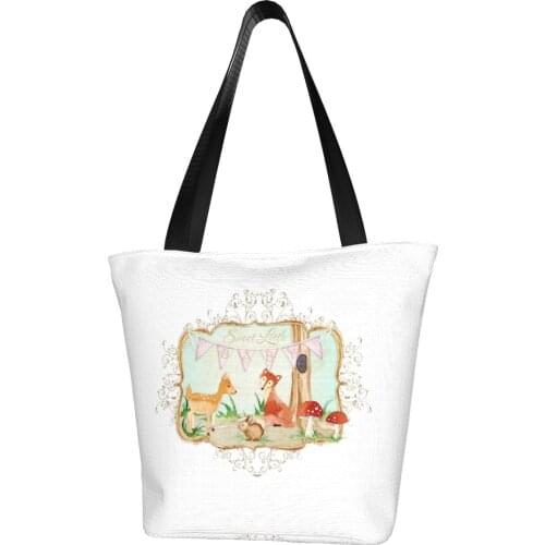 Mushroom Shopping Bag Funny Cloth Business Handbag Woman Gift Bags