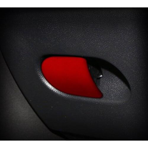 Suede Car Passager Side Glove Box Handle Bar Frame Cover Trim Sticker Fit For BMW MINI F55/F56/F57 2014-2020