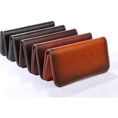 Manual Cattle Retro Womens Wallets Wallet Card Holder Fashionable Joker Wallet Long High Quality Classic Phone Purse