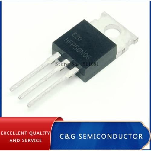 10PCS HFP50N06 50N06 TO-220