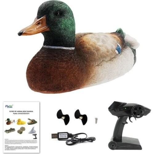 2 in 1 Flytec V201 2.4 GHz remote control RC Racing Duck Boats Radio Remote Controlled Bait Ship RTR Toys for Fishing