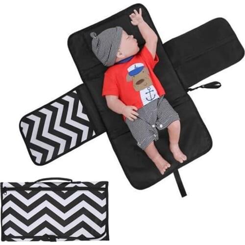 3 In 1 Waterproof Foldable Baby Diaper Changing Pad Multifunction Infant Diaper Nappies Mat Clean Hands Travel Pads