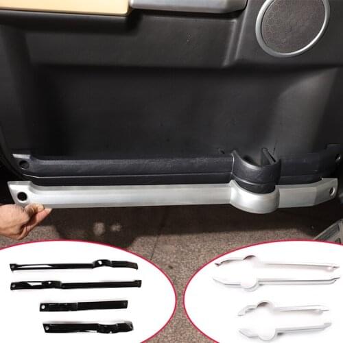 Car Interior Door Trim For Land Rover Discovery 3 LR3 2004-2009 ABS Accessories Inner Door Decoration Strip Trim Car Decoration