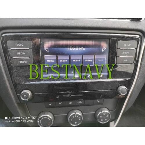 Free Post New 6.5 inch LCD Panel Display with touch screen for skoda octavia 5e0035871d Car GPS Navigation