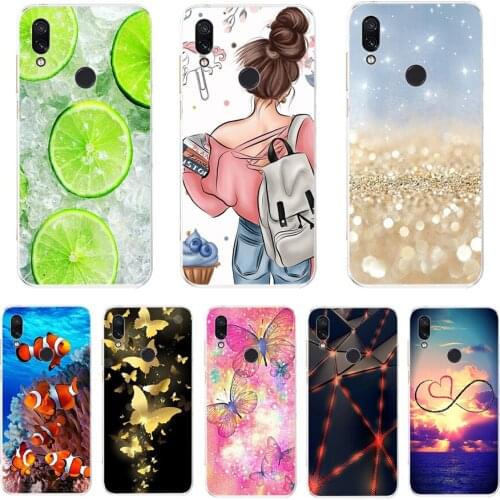 For xiaomi Redmi 7 Case Silicone Painting Soft TPU For xiaomi Redmi 7 Case Fundas Coque Redmi 7 Case