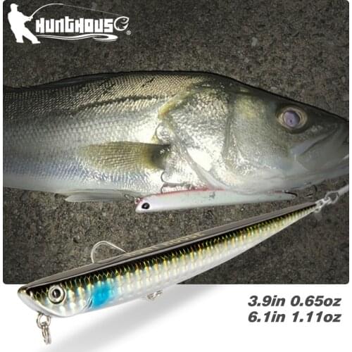 Hunthouse japan wobber fishing pencil lure bay ruf manic fishing sinking lure freshwater wobblers pencil bait accessories gear