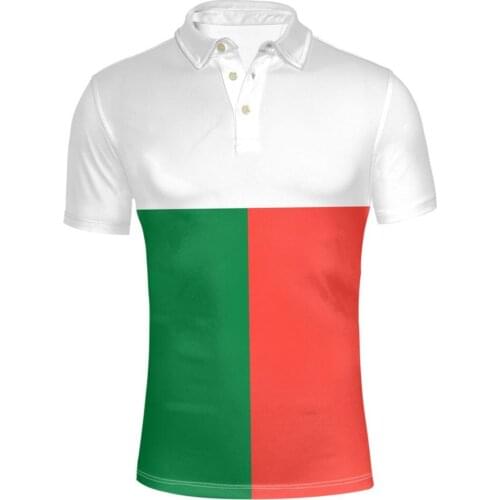 MADAGASCAR youth diy free custom made name number mdg Polo shirt nation flag mg malagasy french country print photo clothing