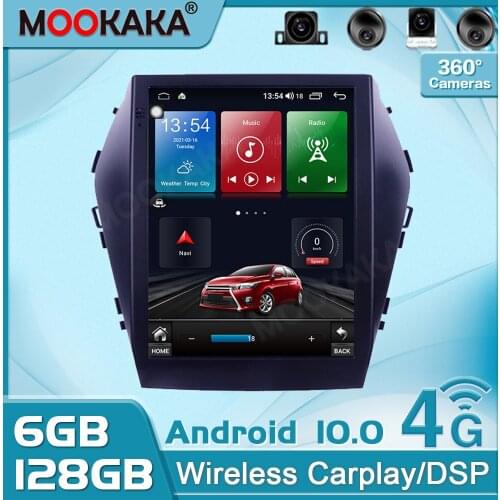 Android Wireless Carplay For Hyundai Santa FE IX45 Auto Surround View Camera Car Multimedia Player Stereo Radio GPS Navigation