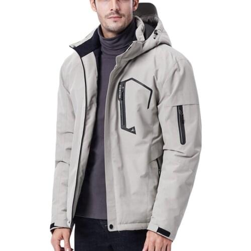 Men\s Outdoor Hiking Winter Jacket Women Softshell Heated Jacket USB Charge Sportswear Heating Sheet Detachable