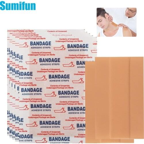 10pcs Breathable Large Medical Band Aid Bandage Adhesive Wound Dressing Outdoor Wound First Aid Wound Stickers Skin Care