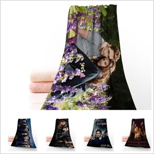 Custom Twilight 35*75cm Face Towels Facecloth Microfiber Washcloth Quick drying Sports Towel Drop Shipping