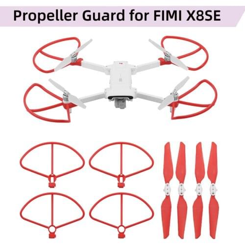 Propellers for FIMI X8SE Propeller Guard for FIMI X8SE Protector Ring Protector Bumper Props Drone Accessories Parts