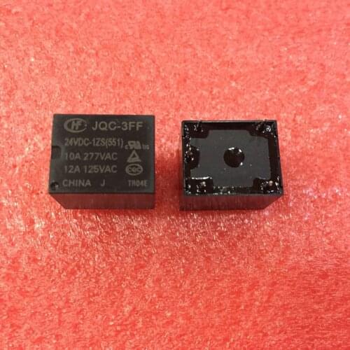 Free Shipping 100% new original relay 10pcs/lot JQC-3FF-24VDC-1ZS JQC-3FF 24VDC-1ZS JQC-3FF-24V 5PIN T73