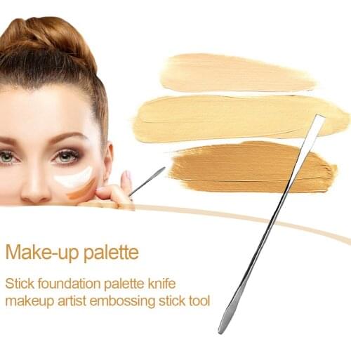 Stainless Steel Makeup Mixer Nail Art Polish Mixing Stick Foundation Eyeshadow Eye Shadow Mixer Bar 15cm Spatula Rod