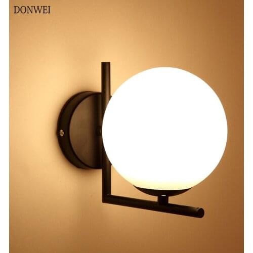 Modern Glass Indoor LED Wall Lamp Living Room Decoration Wall Light Home Lighting Fixture Stair Bedroom Bathroom Mirror Lights