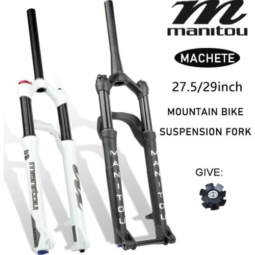 Manitou Machete Comp Fork Mtb Suspension Fork Bike 26 27.5 29 Rockshox Air and Oil Mountain Bicycle Area Full Suspension Cycling