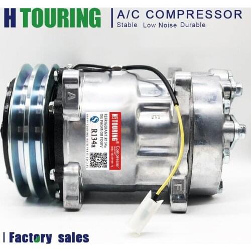 SD7H15 Air AC Compressor for Volvo Wheel Loader Excavator 14649606 VOE11412632 14518640 15082742 11104419 11412632 14506862