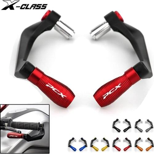 PCX Motorcycle Lever Guards Handle Bar Ends Grips CNC Aluminum Accessories For Honda PCX 125 150 2014 2015 2016 2017 2018 2019
