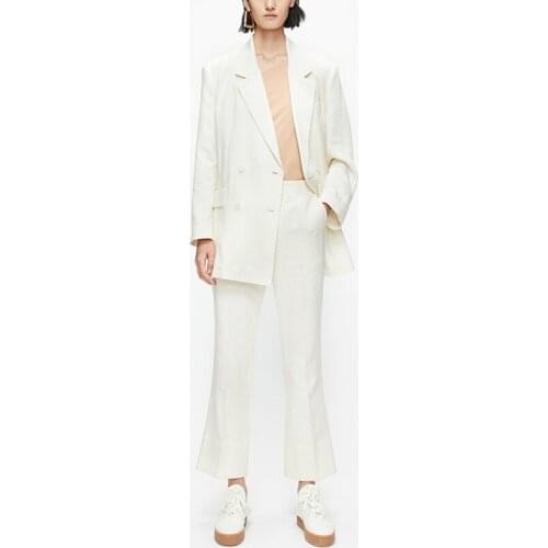 New arrival women office lady pant suits of high quality double breasted blazer jackets with trouser womens suits 2-pieces set