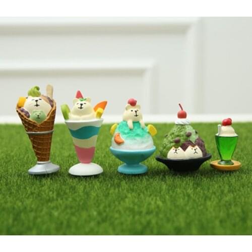 ZOCDOU 1 Piece Food Fresh Little Animals Model Small Statue Little Figurine Crafts Figure Ornament PVC DIY Miniatures