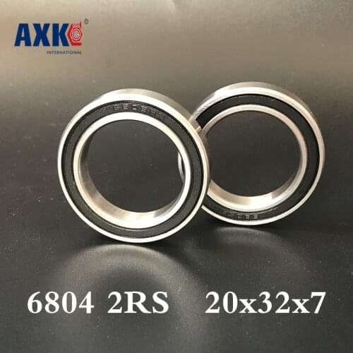2019 Rushed Sale Steel Thrust Bearing 6804 2rs Abec-1 (10pcs) 20x32x7 Metric Thin Section Bearings 61804rs 6804rs
