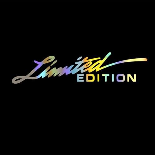 3D car stickers 16cm * 3.8cm limited edition creative vinyl stickers for car stickers and car window stickers for car styling