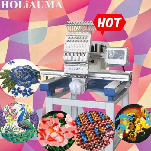 Best selling one head flat computerized sequin cap embroidery machine