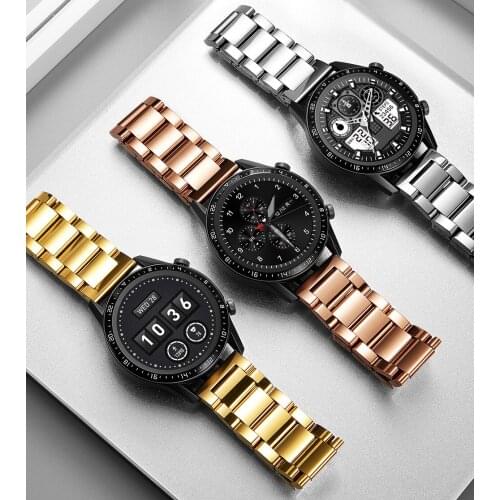 Bracelet for Huawei Watch gt 2/Honor magic Strap Huawei gt 2 Wristband in 42-46mm Butterfly Buckle stainless steel Watch Belt