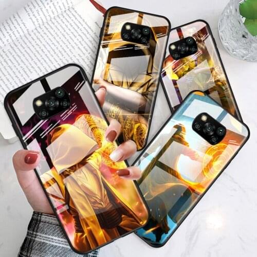 Marvel Ancient One for Xiaomi POCO X3 NFC F3 M2 X2 F2 Redmi K30 Redmi Note 9 Pro Luxury Tempered Glass Phone Case Cover