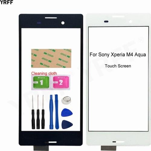 For Sony Xperia M4 Aqua Touch Screen Digitizer 5.0" M4 Aqua E2303 E2306 E2353 E2333 Front Outer Glass Touch Panel Sensor
