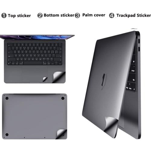 For MacBook new Pro 13 15 16 Touch Bar 2020 A2338 A2289 Retina Air 13.3” Palms Guard Rest Cover with Trackpad Protector Sticker