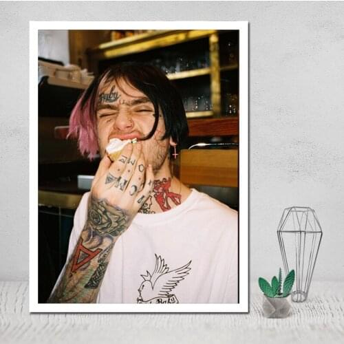 Home Decoration Canvas Printed Hd Painting Wall Art Singer Lil Peep Pictures Nordic Modern Style Poster Modular For Living Room