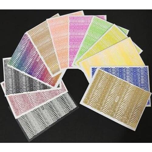 Art Decorations Snakeskin Nail Stickers Laser Nail Stickers DIY Nail Decals