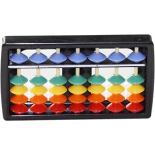 Chinese Abacus Toy Mini Plastic Colorful Learning Education Toy Arithmetic