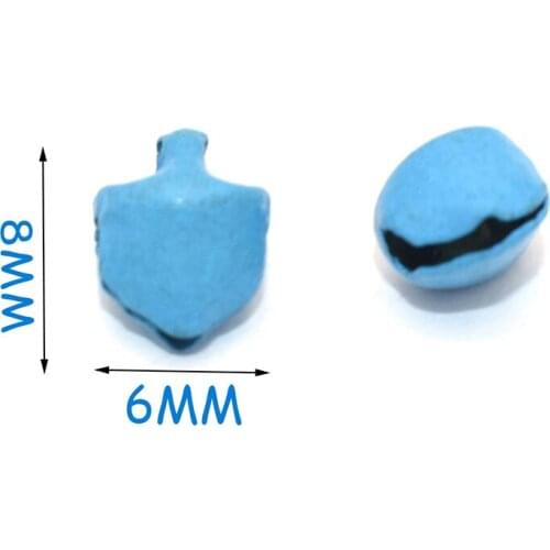 8mm Mini Jingle Bells Charms Rhodium Round Christmas Decoration Bell Charms for Vintage Teddy Bear and Doll Clothes Sewing Proje