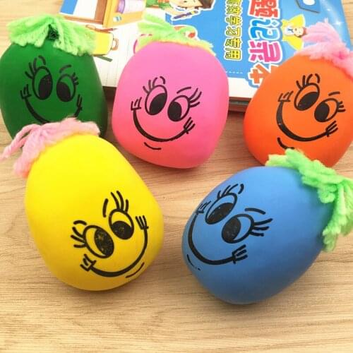 Nostalgic children pinch 80. Change face ball venting decompression toy plasticine pinch face powder person large small gift