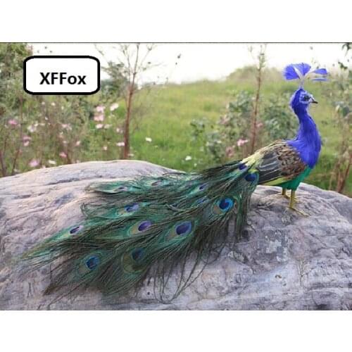 New real life peacock model foam&feather cute peacock bird gift about 50cm d0046