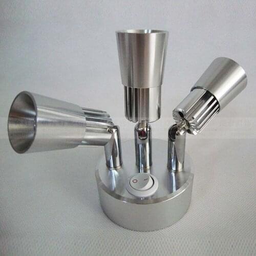 NEW portable Shoot the light led battery charging desk lamp Three built-in power road wedding jewelry showcase in the lamp SD55