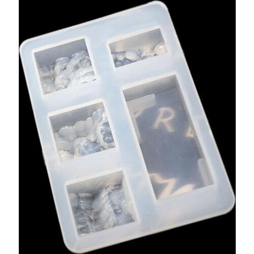 DIY Hand-made Crystal Epoxy Glue Mold Broken Snow Mountain Silica Gel Mold U Disk Ocean Micro Landscape