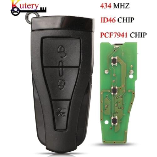 Kutery Remote Smart Car Key For MG Morris Garages MG6 MG550 Roewe 550 E550 3 Buttons 434MHZ With ID46 PCF7941 Chip