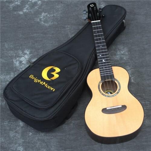 Bright moon BM-3 solid top ukulele, concert and tenor ukuleles
