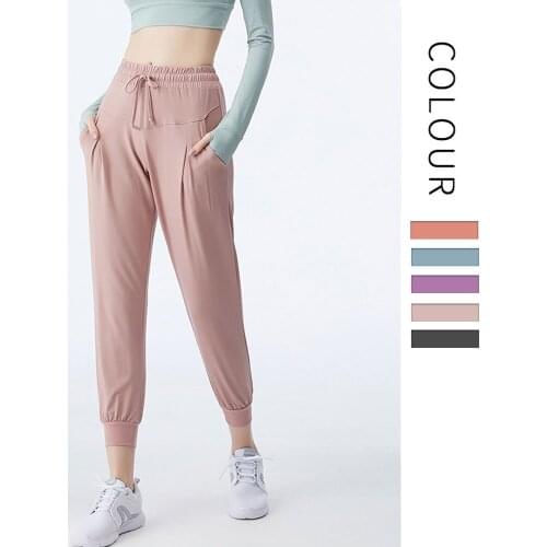 Women Jogging Trousers Casual Sports Pants Breathable Sweatpants Fitness Workout Clothing Ankle Banded Stretch Elasticity Drawer