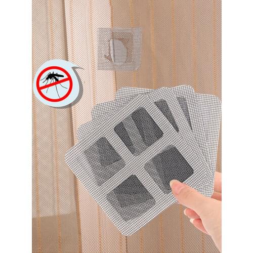 1/3/6pcs 10cm*10cm Door Curtain Window Screen Repair Patch Baby Safety Screen Patch Stickers Anti Mosquito Net Door Repair