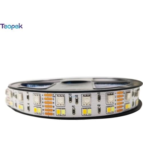 5050+2835 Double Row RGBCCT Led Strip DC12V 180LED/m 15mm PCB LED Tape Light For Home decoration